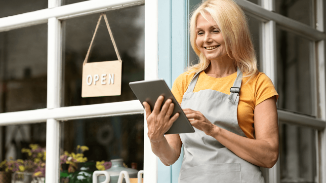 small business using technology to succeed