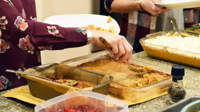 what is an office potluck