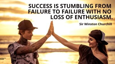 Winston Churchill quote persistence